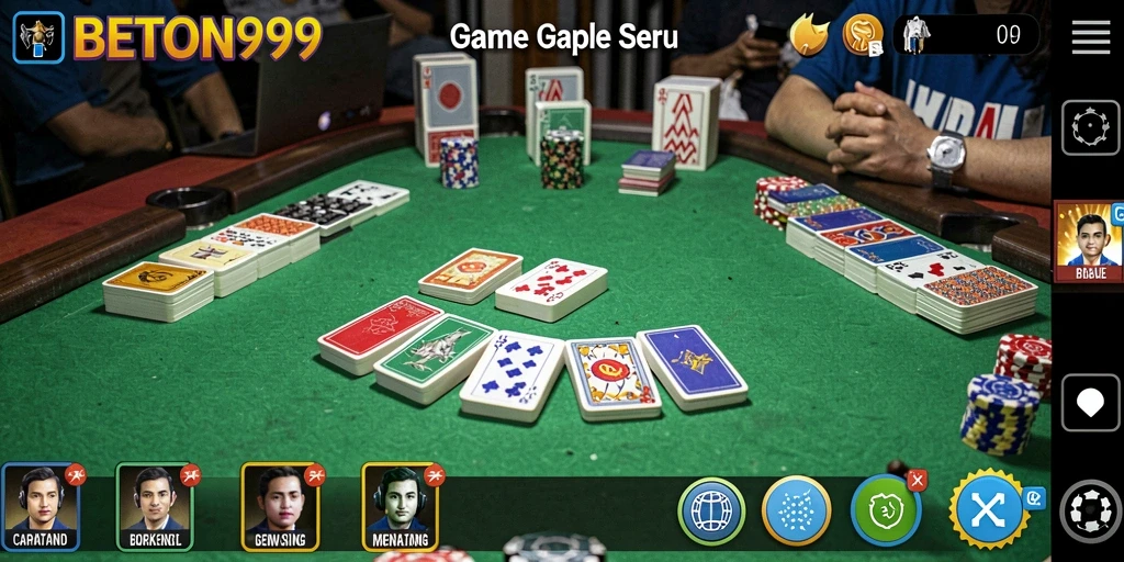Gameplay seru gaple dengan teman dan pemain dari seluruh Indonesia.