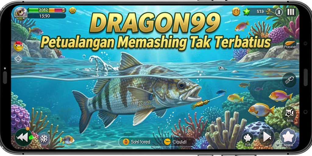 Tangkapan ikan besar dalam petualangan Fishing di DRAGON99.