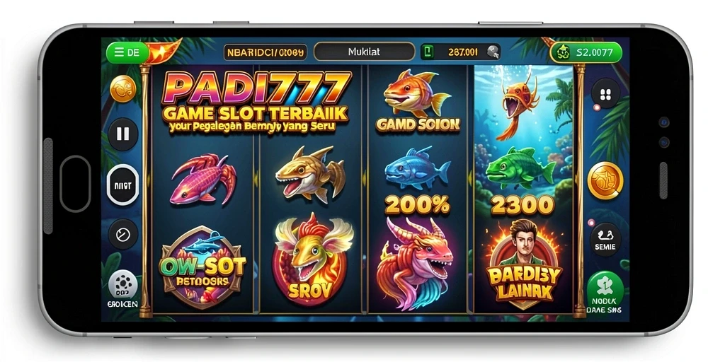 Screenshot PADI777 menampilkan permainan Slot yang seru dan interaktif.