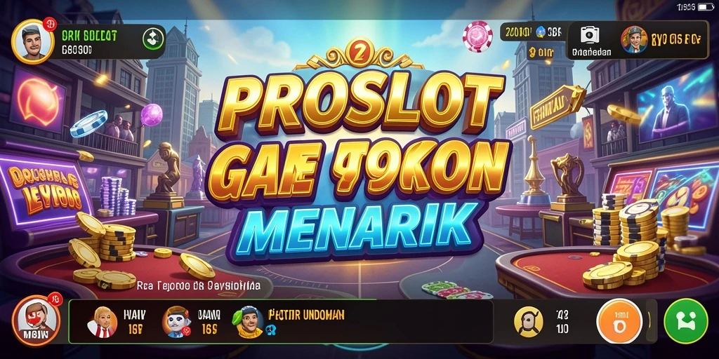 Tampilan gameplay PROSLOT yang seru dan interaktif.