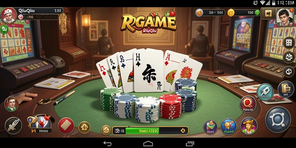 Screenshot RPGAME dengan tampilan gameplay QiuQiu yang seru.